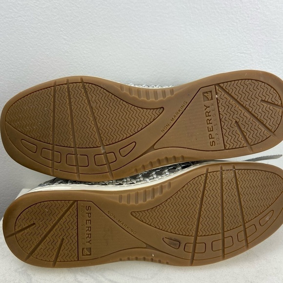SPERRY Top Sider Women's Angelfish 2-Eye Caning Shoes Leather Loafers - Picture 9 of 12